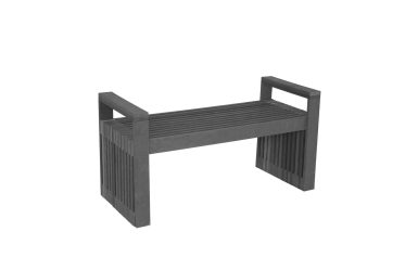 BENCH WITH LOW ARMREST
